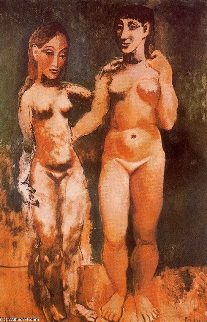 Zwei Nackte Frauen 1 Von Pablo Picasso 1881 1973 France Pablo