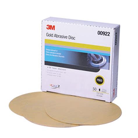 3m 00922 Hookit Gold Paper Disc 216u 6 In P800