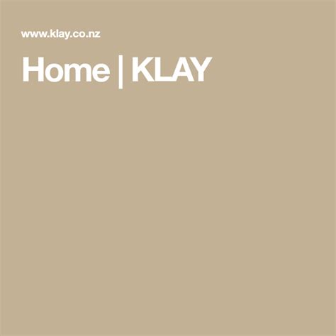 Home KLAY Clothing Labels Home