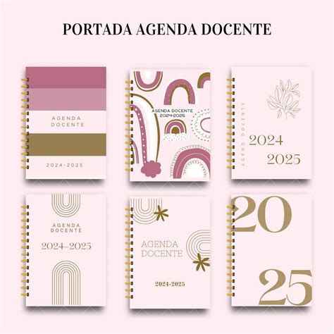 Pdf Agenda De Docentes Mujer Fechado Portadas Armada Y