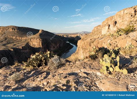 Big Bend National Park Rio Grande River Texas Stock Photo Image Of