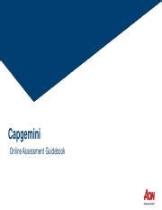 Aon Test Guide Pdf Capgemini Online Assessment Guidebook