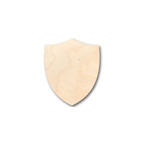 Unfinished Wood Shield Shape Soldier Knight Craft Up To 24 Diy