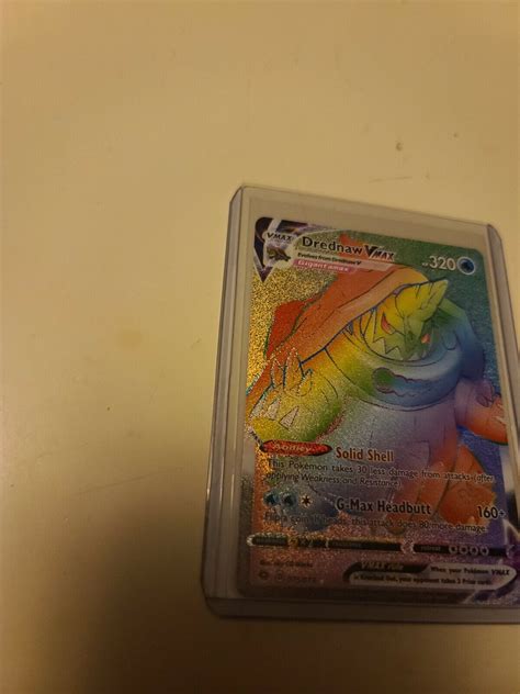 Pokemon Drednaw Vmax Champions Path Hyper Secret Rare Nm Ebay