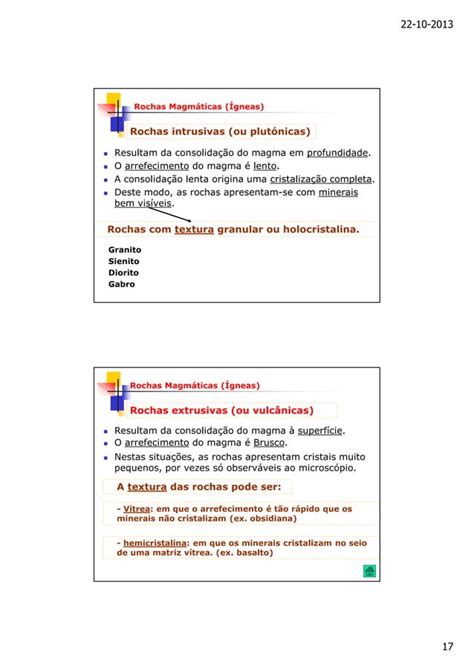 Rochas Ppt Ci Ncias Naturais Ano Pdf