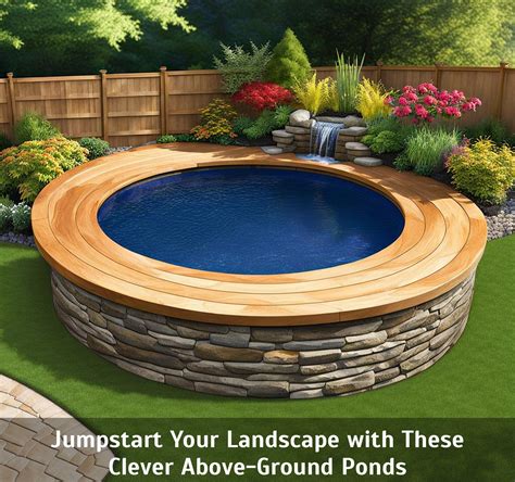 Jumpstart Your Landscape With These Clever Above Ground Ponds Vassar