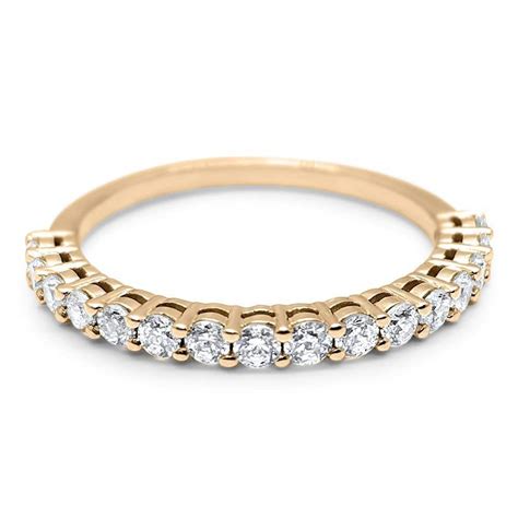 Amazon Carat K Rose Gold Diamond Stackable Wedding Ring