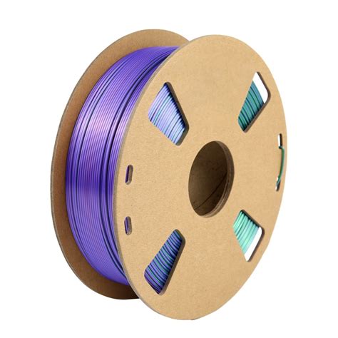 Protech Tri Chroma Silk Red Copper Purple And Dark Green Pla Filament