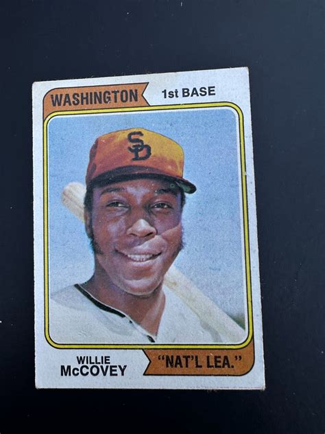 1974 TOPPS BASEBALL 250 WILLIE MCCOVEY WASHINGTON VG EX EBay