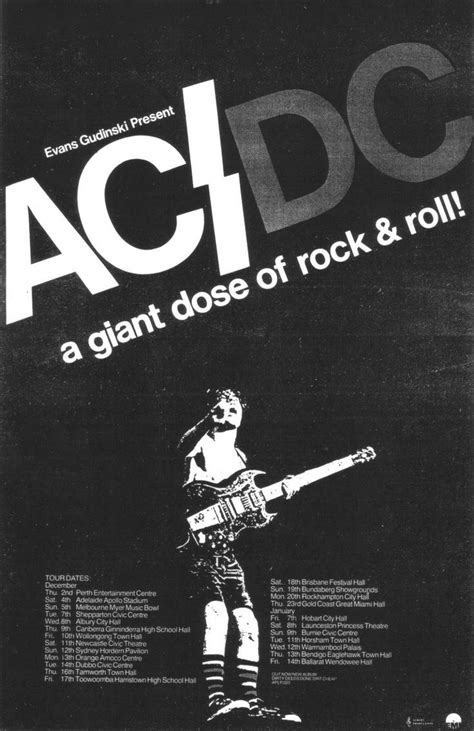 Acdcbell Ac Dc Tour Poster Tour Posters Acdc Poster Concert Posters