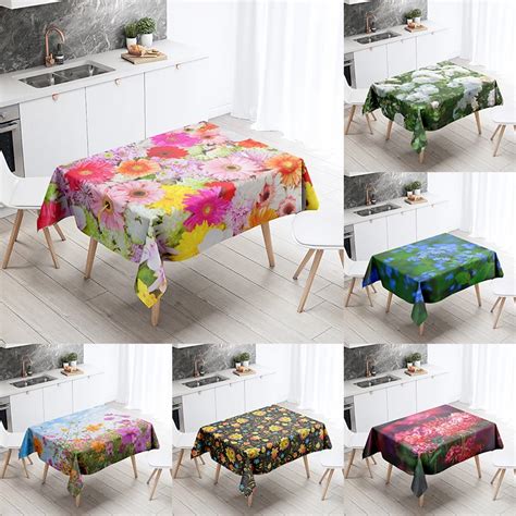 Nappe De Fleurs Color Es Nappe De Paysage Naturel Imperm Able Anti