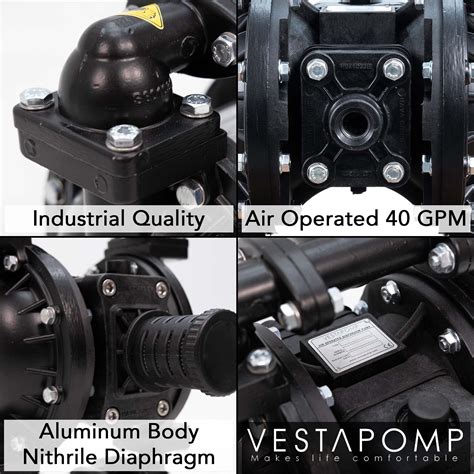 Mua Vestapomp Air Operated Double Diaphragm Pump Pneumatic Waste Oil