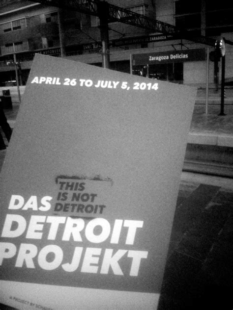 This is not Detroit. A post on urban resilience