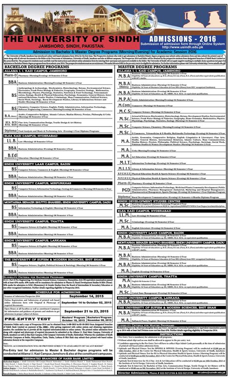 University of Sindh Admissions 2017 – Free Online MCQS Questions ...