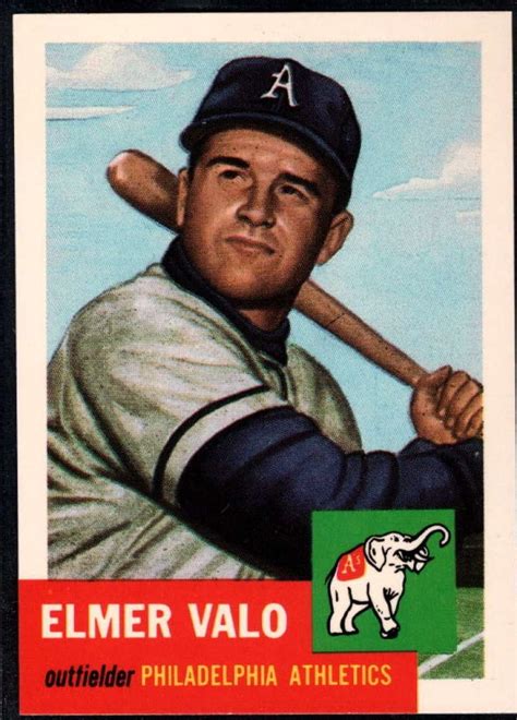 Amazon 1991 Topps Archives 1953 Reprint Baseball 122 Elmer Valo