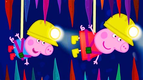 Peppa Pig Ventures Into A Dark And Mysterious Cave Adventures With