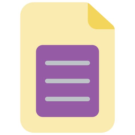 document basic miscellany flat icon