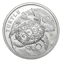 2 Oz 2024 Niue Hawksbill Turtle Silver Coin New Zealand Mint Silver