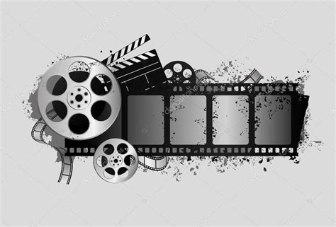 Design Elements Of Movie Theme Design — Stock Vector © Weniworks 6689663