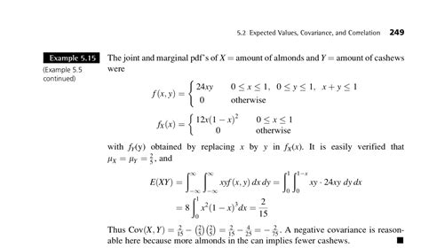 Statistics Expected Value In Joint Probability Distributions