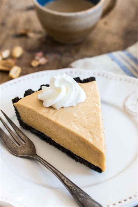 Creamy Peanut Butter Pie (No-Bake) - Pretty. Simple. Sweet.