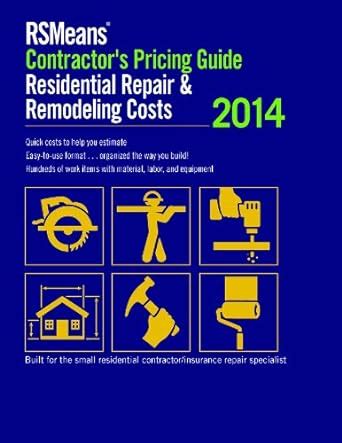 RSMeans Contractor S Pricing Guide Residential Repair Remodeling