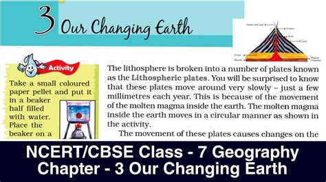 Our Changing Earth Class 7 Geography Chapter 3 NCERT CBSE YouTube