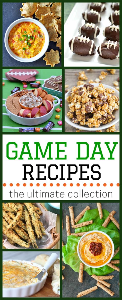 The Ultimate Collection Of Game Day Recipes Is Featured In This Collage