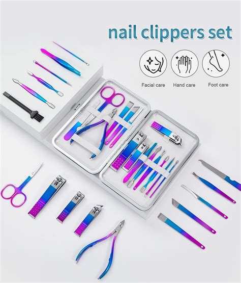 7 15pcs Profession Elles Maniküre pediküre set Für Nagels Pitzen Cutter