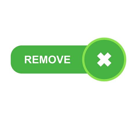 Premium Vector Remove Sign