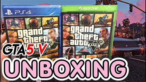 Grand Theft Auto V Gta 5 Ps4 Xbox One Unboxing Youtube