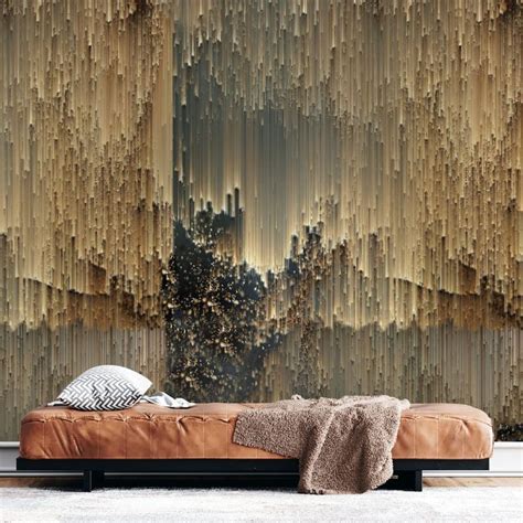 Extra Large Gold Wallpaper Luxury Wallpaper Gold Strip Wall - Etsy ...