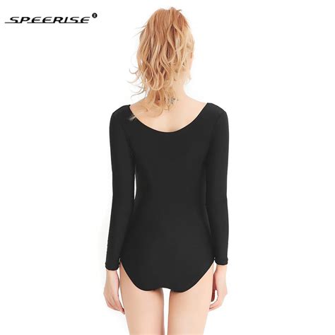 Speerise Adult Ballet Dance Leotard For Women Bodysuits Scoop Neck