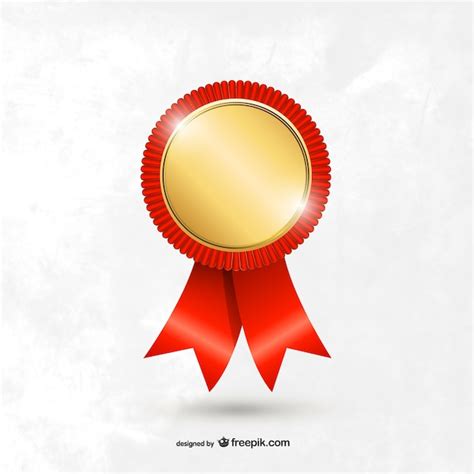 Award Medaille Template Gratis Vector