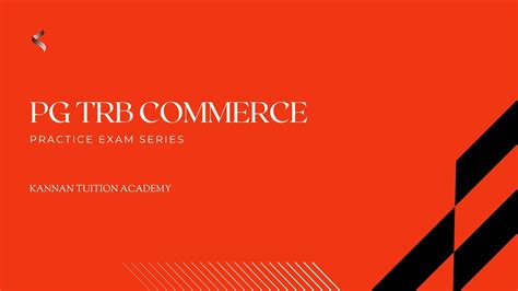 Pg Trb Pg Trb Commerce Pg Assistant Commerce Practice Exam Series