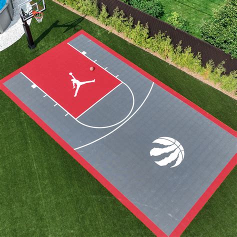 Painted Logo On Basketball Court Syn X Synthetic Experts