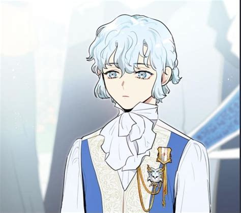 An Anime Character With White Hair And Blue Eyes