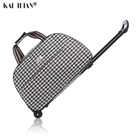 Inch Trolley Luggage Women Travel Bags Fashion Suitcase With