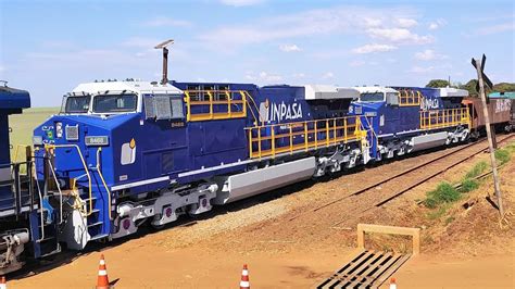 Extra Translado Das Locomotivas Es Da Inpasa Trem Vazio Trazendo As