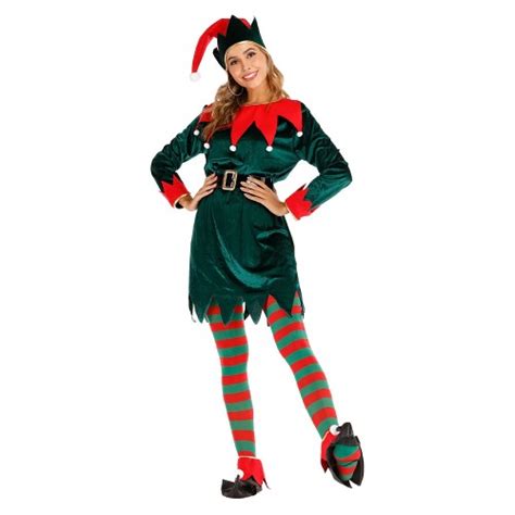 Women S Santa Elf Cosplay Costumes Sexy Christmas Santa Helper Costume