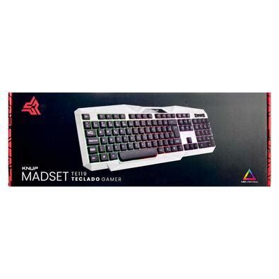 Teclado Knup Gamer Madset LED RGB KaBuM