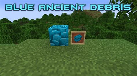 Blue Ancient Debris Minecraft Texture Pack