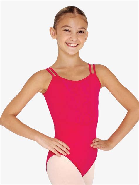 Girls Violette Double Strap Camisole Leotard Camisoles So Danca