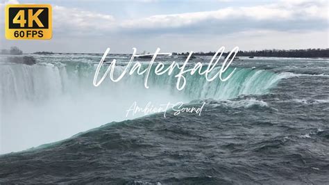 Enchanting Waterfall Serenity Relaxing Nature Ambiance Niagara