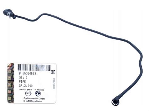 55354563 Opel шланг (патрубок обогрева дроссельной заслонки)