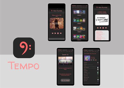 Tempo - Music app on Behance