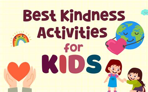 18 Best Kindness Activities for Kids – Mental Health Center Kids