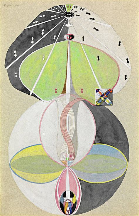 Hilma Af Klint Art Print Featuring The Painting Tree Of Knowledge 1915