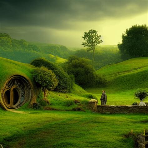 The Shire Lord Of The Rings Landscape · Creative Fabrica