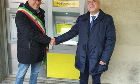 POSTE ITALIANE PRESENTATO IL NUOVO ATM POSTAMAT DI BELPASSO 95047 It